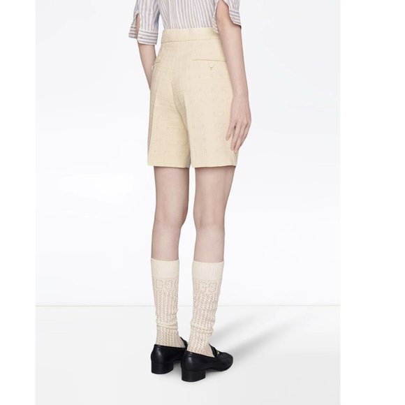 Gucci Horsebit Ivory Tweed Shorts - Picture 5 of 16